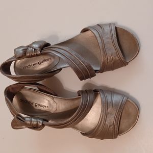 Andrew Geller wedge sandals